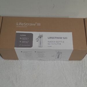 Go Water Bottle with Filter - Clear